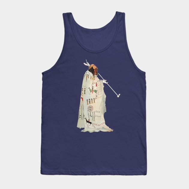 Native American Indian Portrait by Karl Bodmer Tank Top by MasterpieceCafe